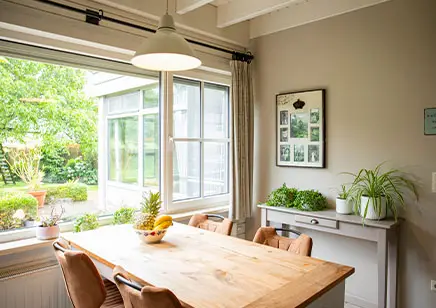 nergiebesparendepvc-ramen en -deuren met panoramisch uitzicht