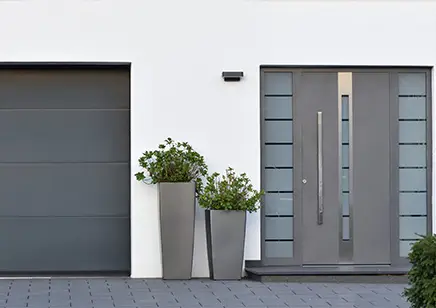 Portes PVC Kömmerling avec vitrage