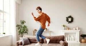 Dansende vrouw