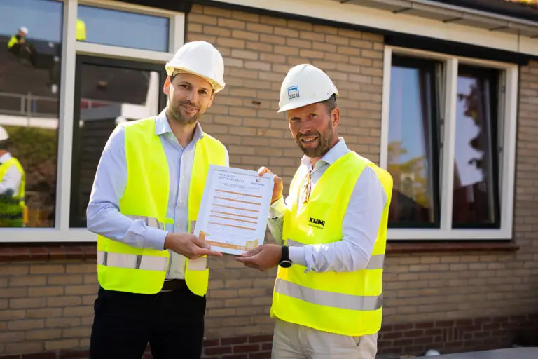 Foto certificaat op werf