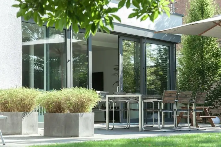 Passief huis met schuifdeur